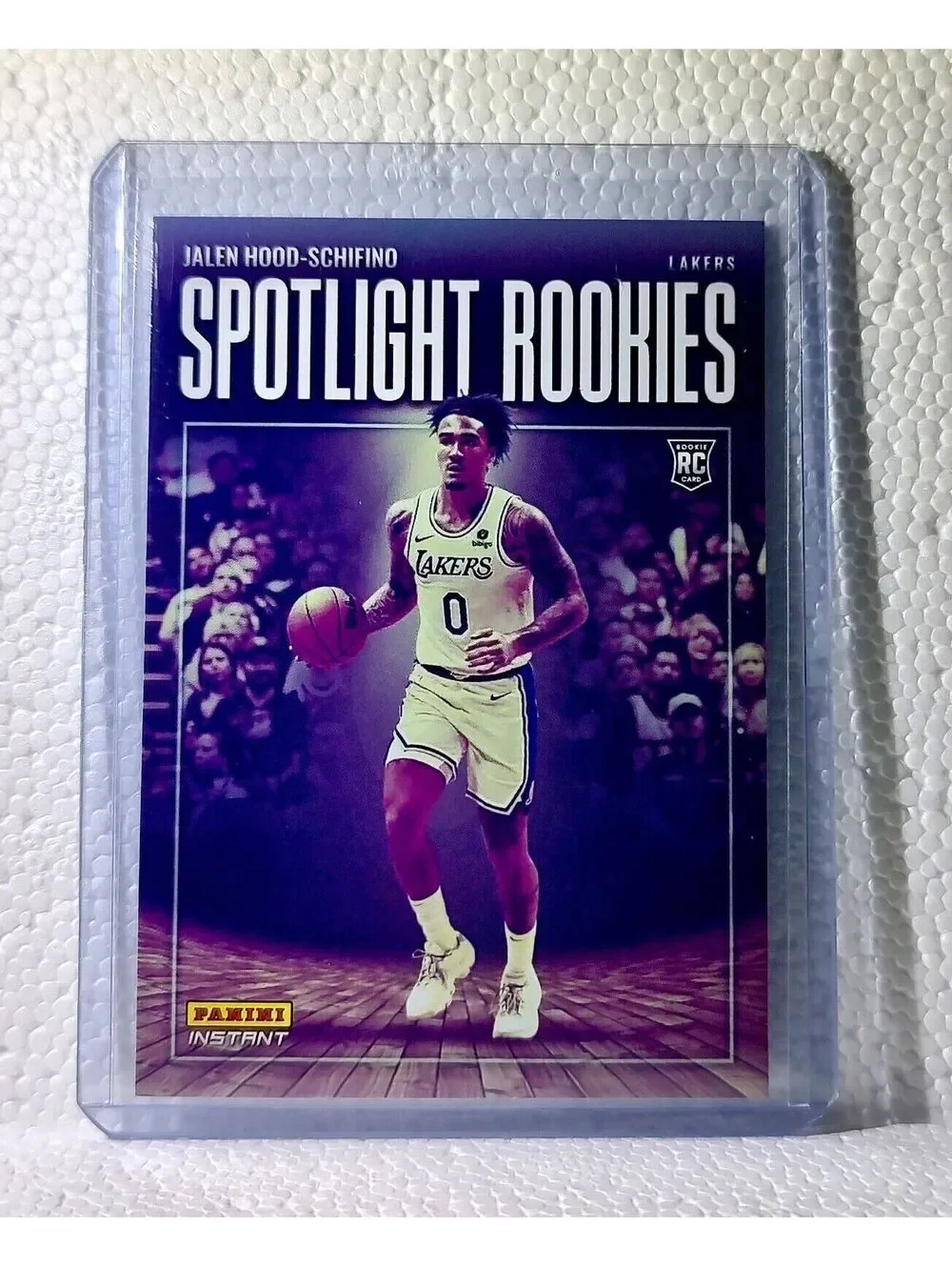 Jalen Hood-Schifino 2023-24 Panini #17 NBA Spotlight Rookies Card Lakers 1/209